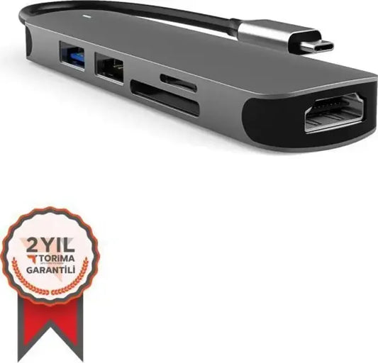 ADAPTER 5U1 USB TYPE-C HAB ZA MACBOOK TORIMA YD-38